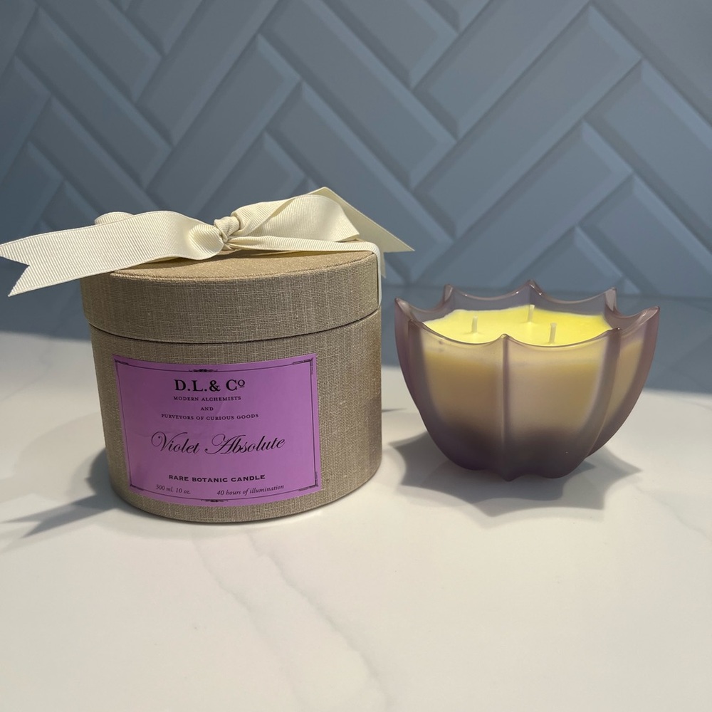 D.L. & Co. Violet Absolute Candle